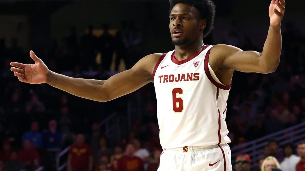 Bronny James will decide his draft entry based on specific team interest