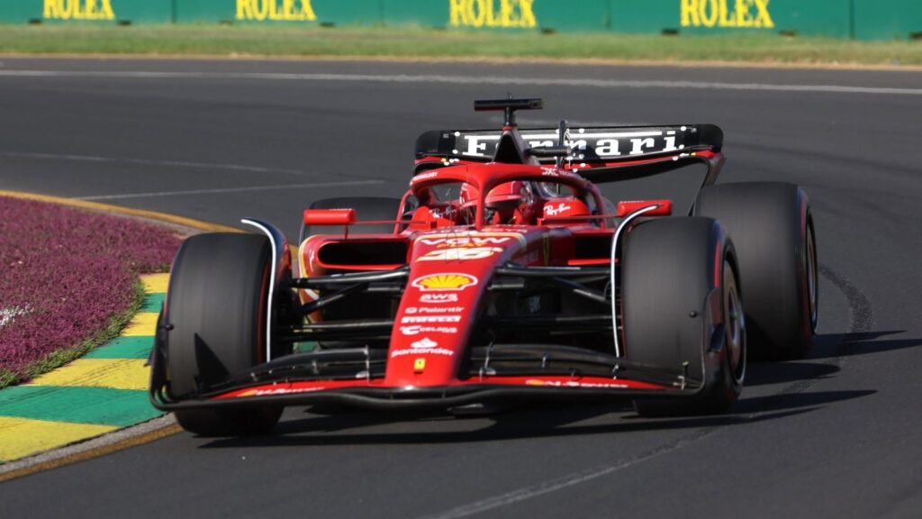 Australian GP: Charles Leclerc fastest from Max Verstappen in second practice with big Alex Albon crash in first session | F1 News