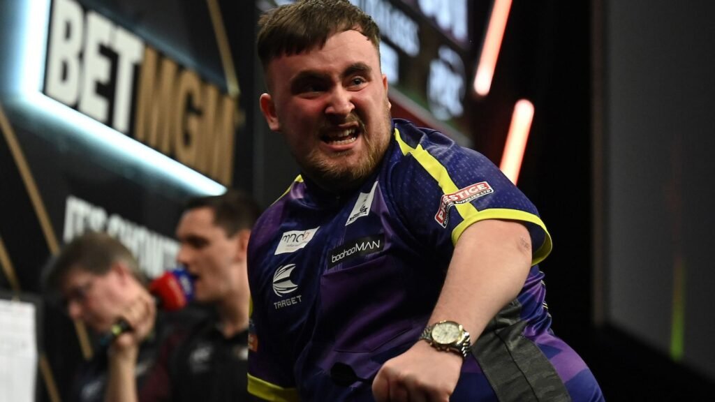 Premier League Darts: Luke Littler fights back against Nathan Aspinall to seal epic Premier League night win in Belfast | Darts News