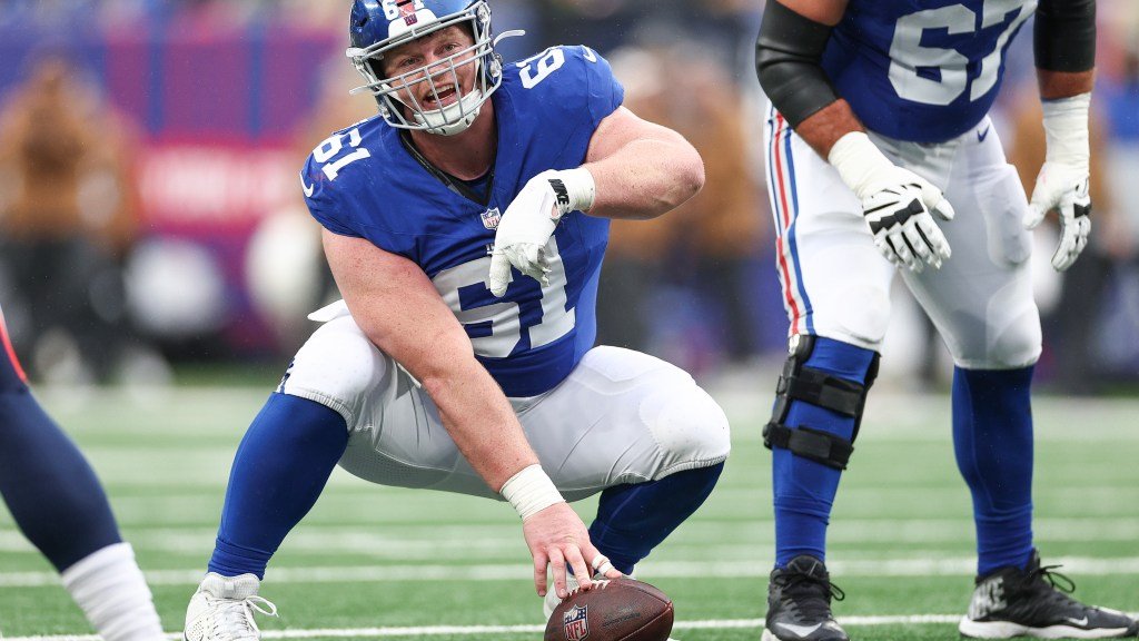 Giants’ John Michael Schmitz reveals his ‘welcome to the NFL’ moment