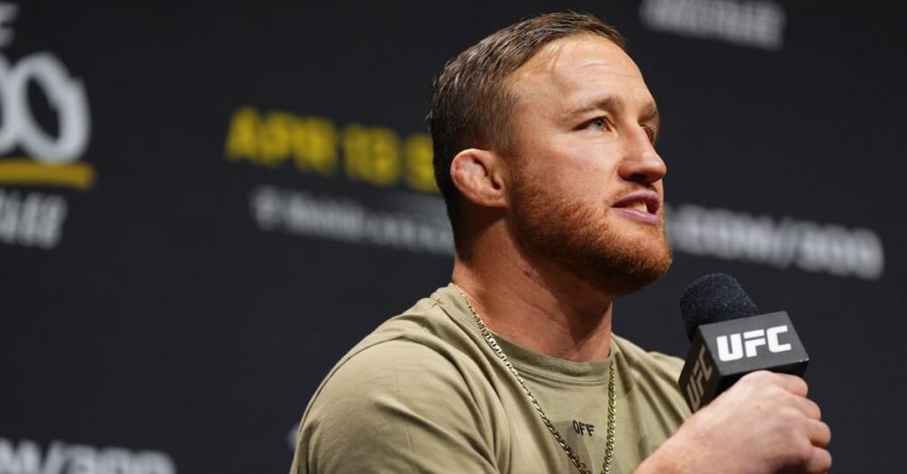 Justin Gaethje rules out June title fight after UFC 300: ‘I don’t usually plan on being alive the day after my fights’