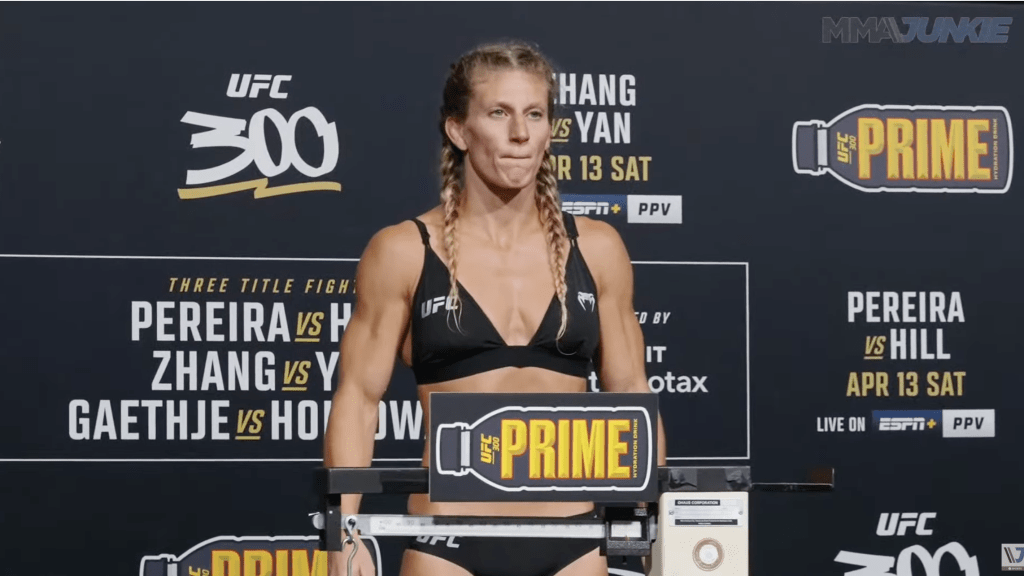 UFC 300 weigh-in results, live video stream