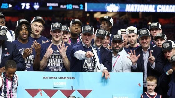 UConn secures second straight NCAA title, defeats Purdue 75-60