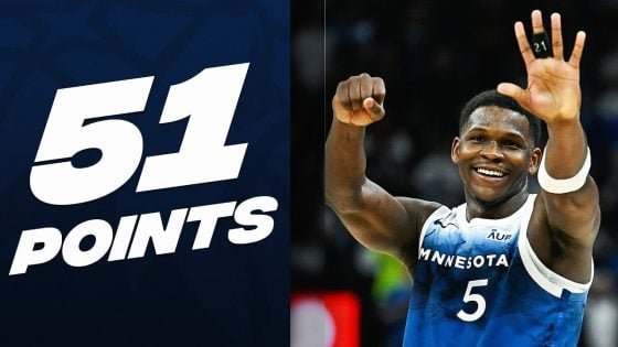 Anthony Edwards drops career-high 51 points as Timberwolves beat Wizards
