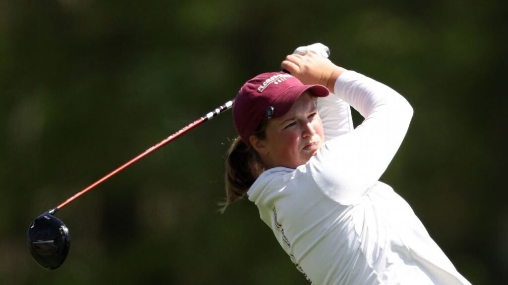 Lottie Woad takes 2-shot lead into final round at Augusta